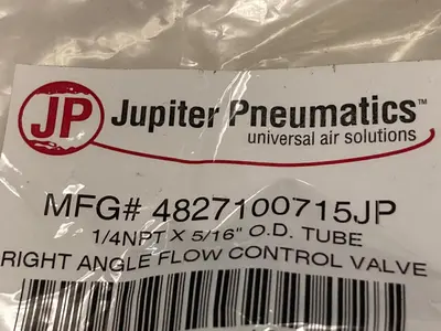 Used JUPITER PNEUMATICS 4827100715JP Pump & Valve Parts Ohio US | Surplus Asset Holdings #1245720