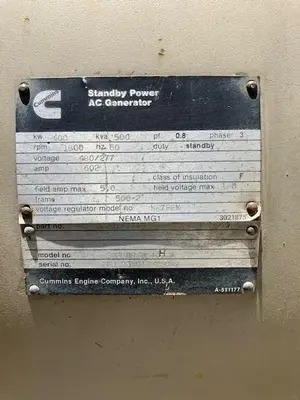 Used CUMMINS KTA-1150 Generators | E&M Equipment #903999