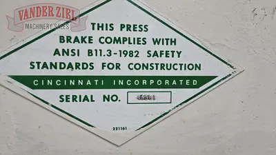Cincinnati 12’ x 230 Ton Hydraulic Press Brake, Model 230 FMII x 10