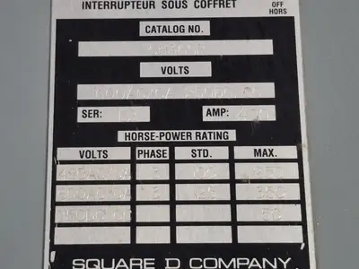 USED SQUARE D CH365R
