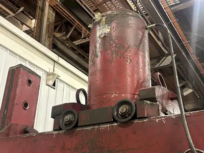 400 TON MILLHOFF ROLLING FRAME HYDRAULIC STRAIGHTENING PRESS: YOBRO #24002