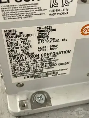 USED 2018 EPSON T6-602S