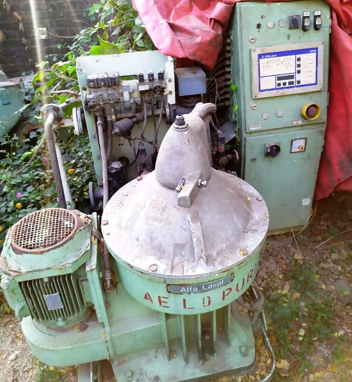 Alfa-Laval S-300 fuel/lube oil purifier, 316SS.