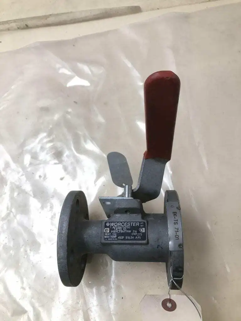 Worcester AF5166TM150 1″ Manual Ball Valve 275CWP 450°F Class 150 CF8M