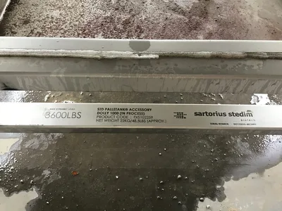Sartorius Stedim FXS102259 STD Palletank Cubical Stainless Steel Max Dynamic Load 3600Lbs