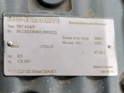 USED SEW-EURODRIVE R97 AD4/P