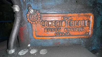 60" Comerio Two Roll Mill, 150hp