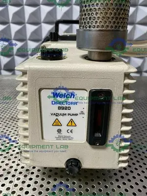 USED WELCH 7 8920A DIRECTORR DIRECT DRIVE ROTARY VANE MECHANICAL VACUUM PUMP 115/230V