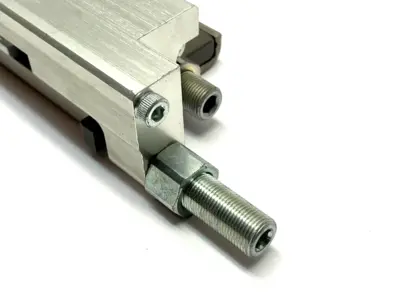 MXQ20A-100ZA6 | SMC  Guided Slide Cylinder - Used