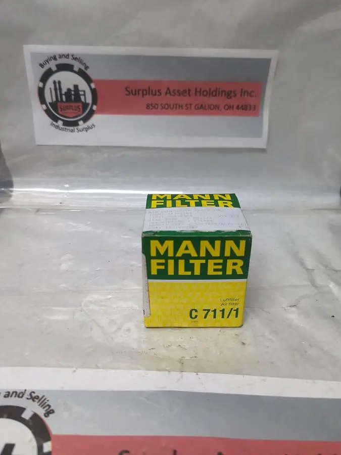 New | in-Stock MANN FILTER C 711/1 Filters Ohio US | Surplus Asset Holdings #1237954