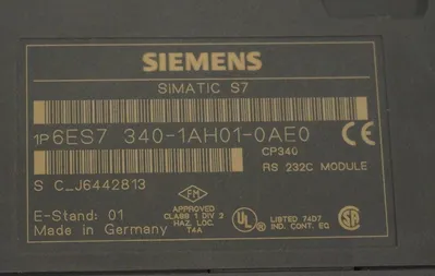SIEMENS 6ES7-340-1AH01-0AE0 COMMUNICATION MODULE 6ES73401AH010AE0