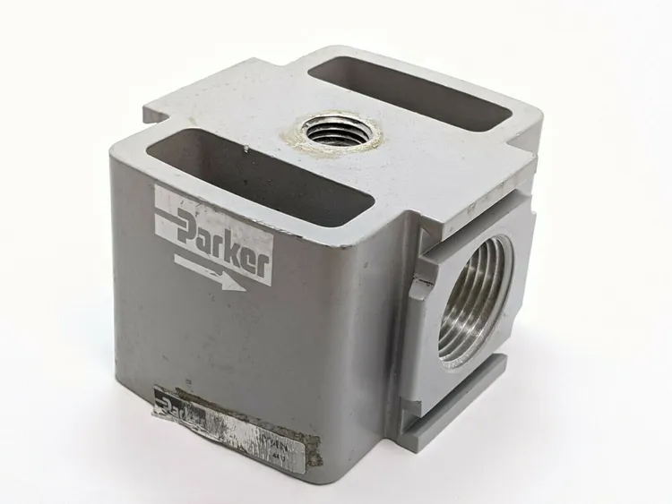 Used PARKER MANIFOLD BLOCK Parts (Hydraulics and Pneumatics) | Maverick Industrial Sales #1115604