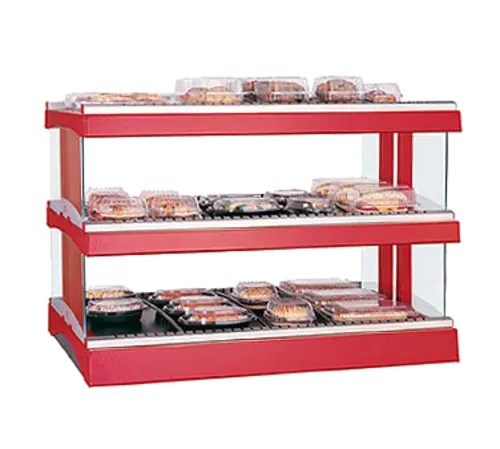 Hatco GR3SDH-27D 27 9/50" Self Service Countertop Heated Display Shelf - (3) Shelves, 120v