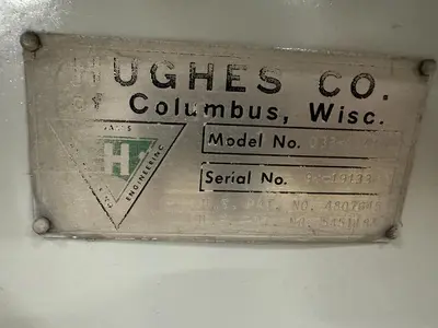 USED HUGHES EQUIPMENT CO. 12 LANE POWER SWEET CORN HUSKER & VIBRATORY FEEDER 032-4941D