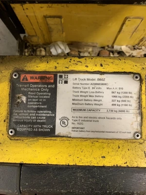 USED HYSTER B60Z