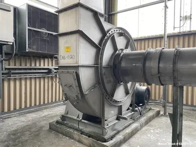 Used Flebu 12.5 m³/s (26,460 CFM) Stainless Steel Blower – 300 HP, TRH 2.28/71-3, Built 2012
