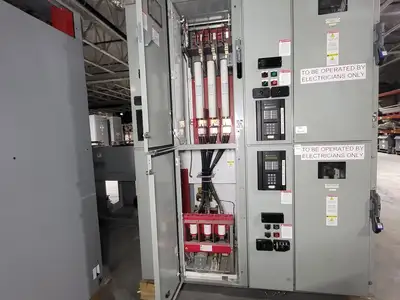 5kV/1200A Medium Voltage MCC Double Structure w/ Motor Protection Relays