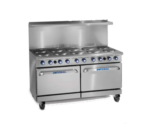 Imperial IR-10-E 60" Pro Series 10 Sealed Element Electric Range w/ (2) Standard Ovens, 208v/1ph