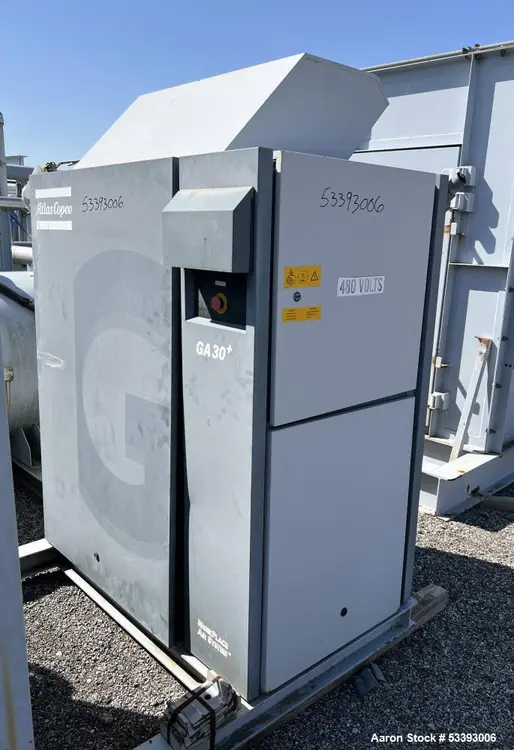 Used ATLAS COPCO GA30+ Rotary Screw & Sliding Vane Air Compressors Illinois US | Aaron Equipment #388084