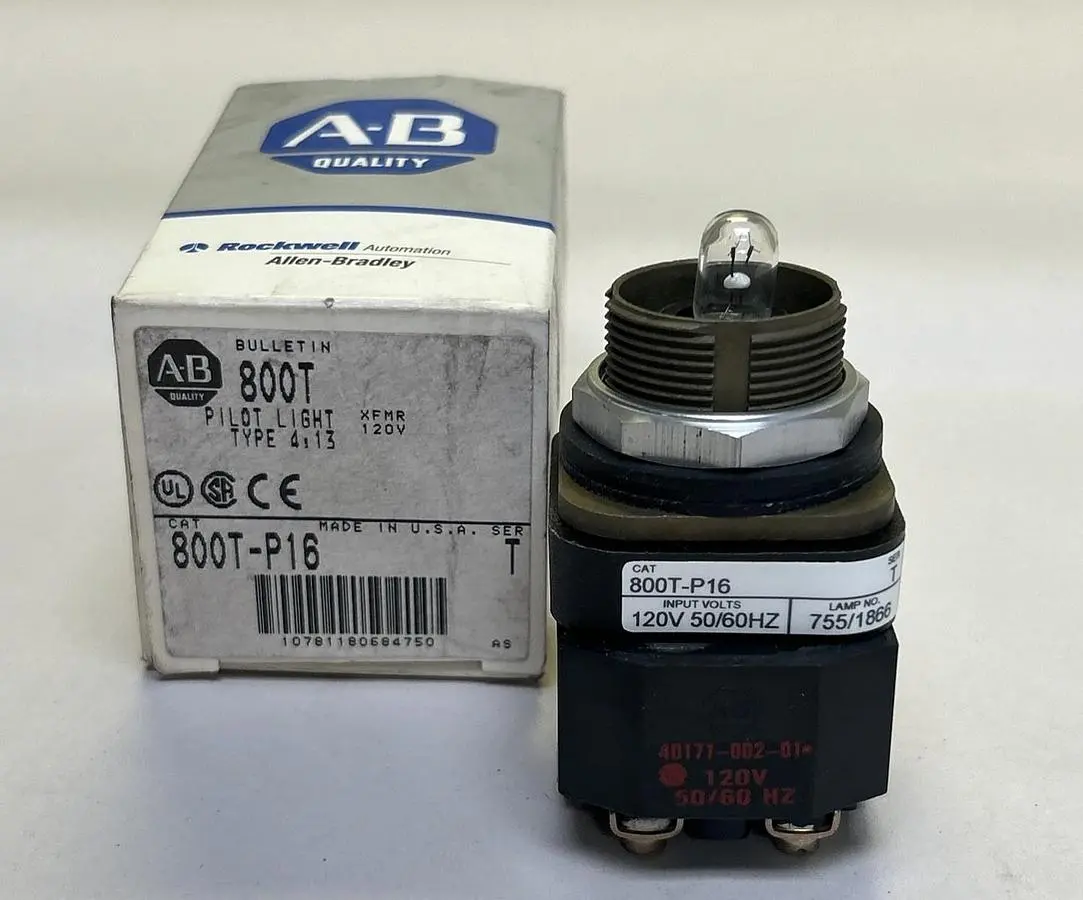 New | in-Stock ALLEN-BRADLEY 800T-P16 Miscellaneous Equipment (Electrical & Power) | Surplus Asset Holdings #1191457