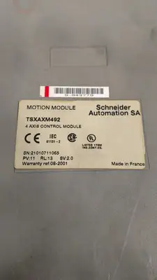 USED Schneider Electric 4 Axis Control Module Motion Control