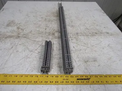 Entrelec 5120-M10/10 Gray Terminal Block Din Rail Strip 800V 55A Lot of 100