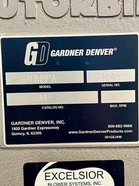 Used Gardner Denver GAHMBPA Blowers Minnesota US | Peak Machinery, Inc. #285193