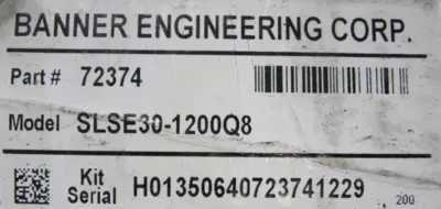 NEW BANNER SLSE30-1200Q8 LIGHT CURTAIN EMITTER SLSE301200Q8 117300 72374