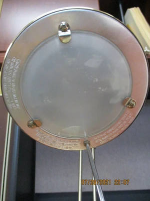 Used Silver Grow Lamp (Max 100 watts, 120 volts, 60 Hz AC Only)