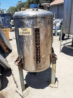 Tank, 50 Gallon, 316 Stainless Steel, 60 PSI, National Tank #S744708