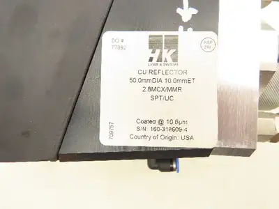 HK Hankwang FL-3015 Laser CU Reflector Lens Mounting Bracket Housing 50x10mm