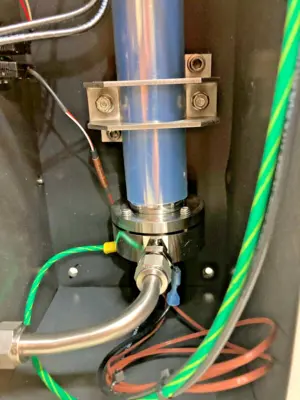 Semiconductor Spin Bake Wafer Stainless Insulated Enclosure Thermocouple (10641)