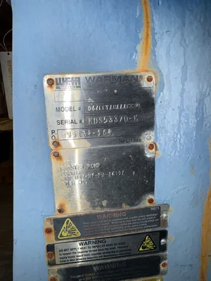 Used WARMAN 064EEYAHAAAMM03 Pumps South Carolina US | Yellow Tag Capital Recovery #1328007