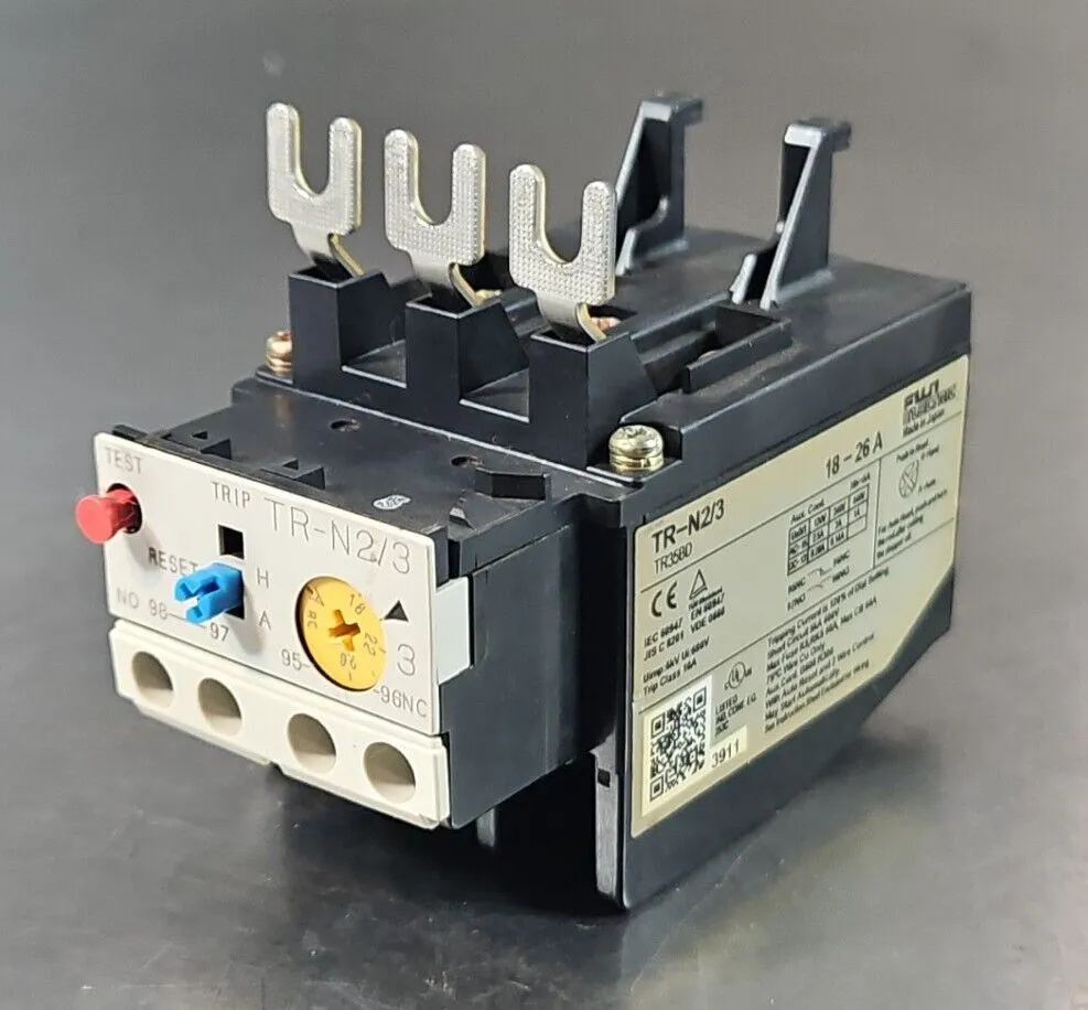 FUJI Electric Thermal Overload Relay TR-N2/3. 4D-19
