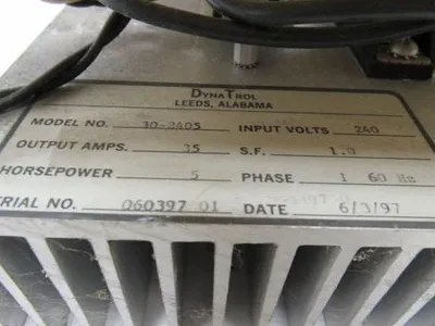 Daynatrol 30-2405 5 Hp 1Ph Drive 240V
