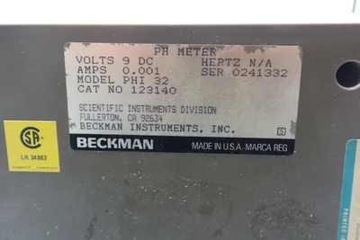 USED BECKMAN PHI32