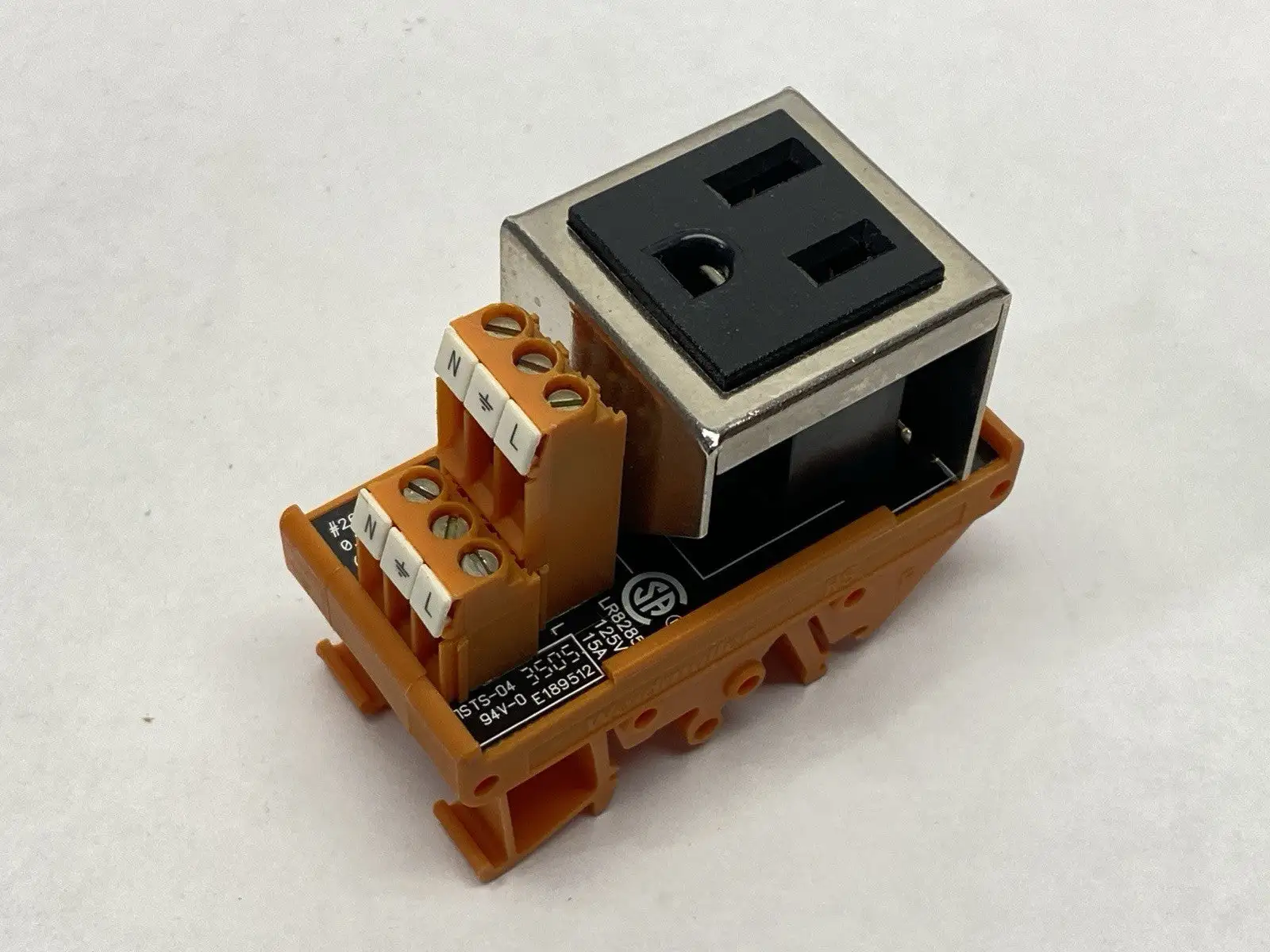 9915480000 | Weidmuller  Terminal Block AC Outlet Module 15A 125V - Used
