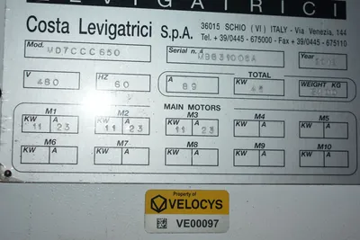 2018 COSTA LEVIGATRICI MD7CCC650 Abrasive Belt Grinders | Mohawk Machinery (12)