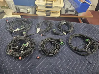 Used Philips PHILIPS Defibrillator Cable LOT OF 7 Medical Parts Texas US | PT Medical Technologies #1458977