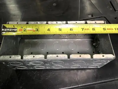 9x4" High Voltage Pre-Ganged Masonry Box