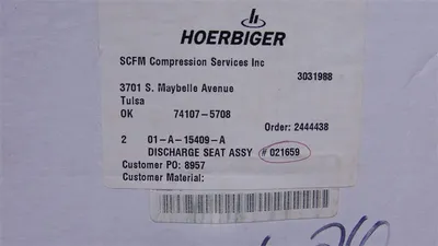 Ariel A-15409-A Compressor Discharge Seat DIS VLV SEAT ASSY, 160CEX, PRC New NIB