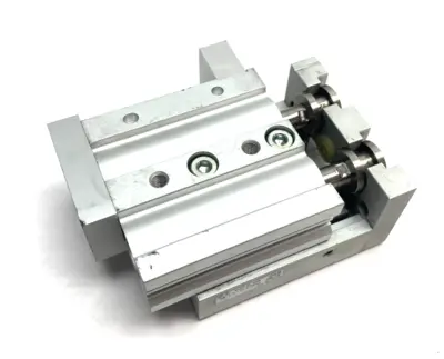 USED SMC GUIDED SLIDE TABLE CYLINDER 20MM STROKE 25MM BORE