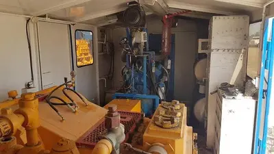 USED SJ PETRO SJ-300 TRIPLEX MUD PUMP
