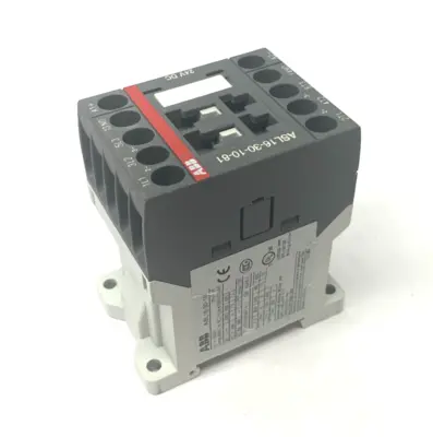 Used ABB 3-Phase Motor Contactor 24VDC 3-Pole PLC Contactors Michigan US | Maverick Industrial Sales #1392653