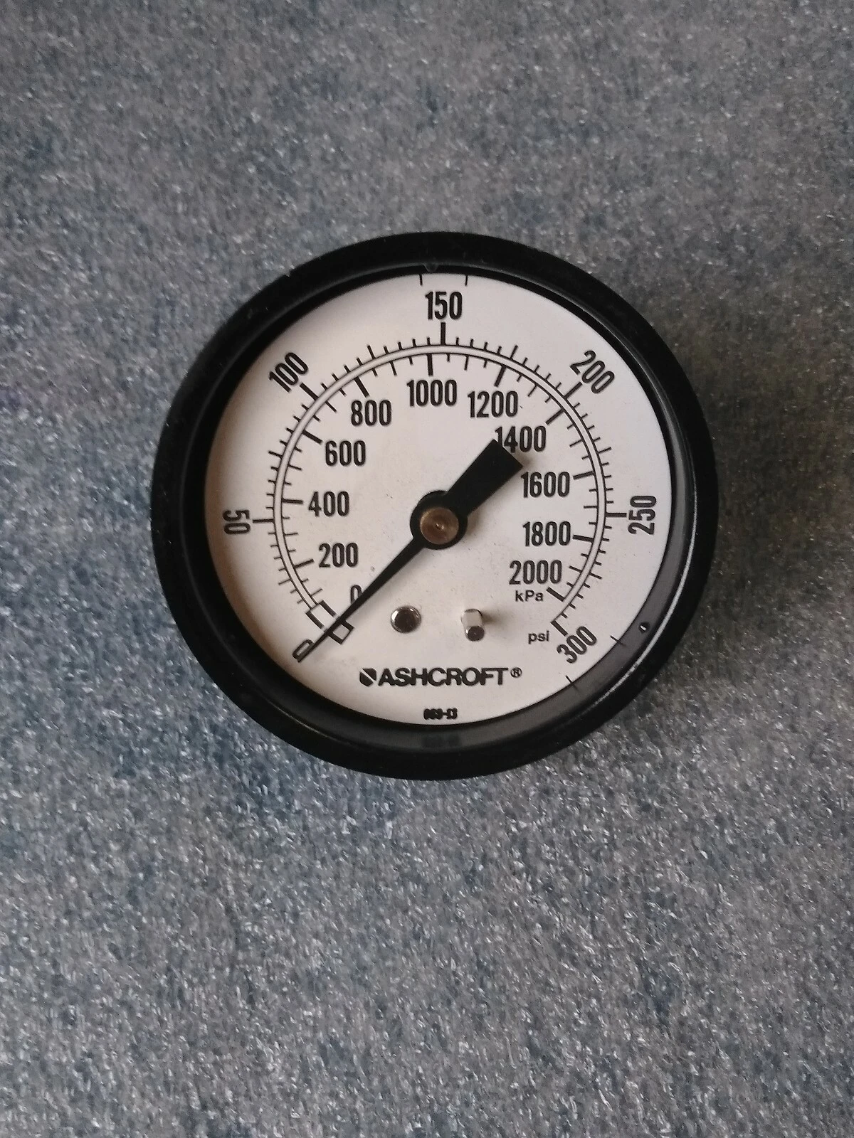 USED ASHCROFT 25W1001TH-02B-XUC-100 Pressure Gauge 2-1/