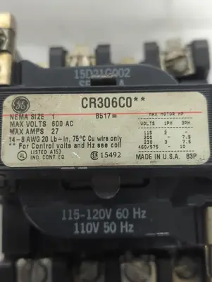 Used GE CR306C0 Industrial Controls Ohio US | Surplus Asset Holdings #1295345
