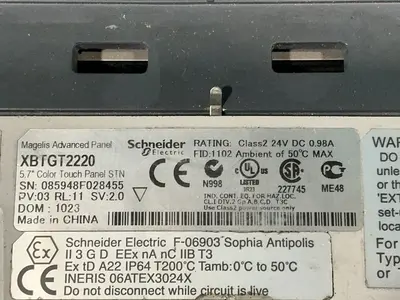 Used SCHNEIDER ELECTRIC XBTGT2220 Automation Control (HMI) Ohio US | HGR 24 #1457431
