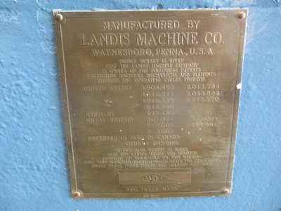 Landis Threader / Threading Machine
