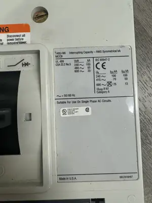 ALLEN BRADLEY 140U-N6L3-E12 / 140UN6L3E12 + 140U-NRP3-E12 Rate Plug (BIN1.2.3)