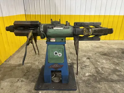 2,000 LBS X 12" LITTELL MODEL #20-12 DOUBLE END PULL OFF UNCOILER COIL REEL: STOCK #23712